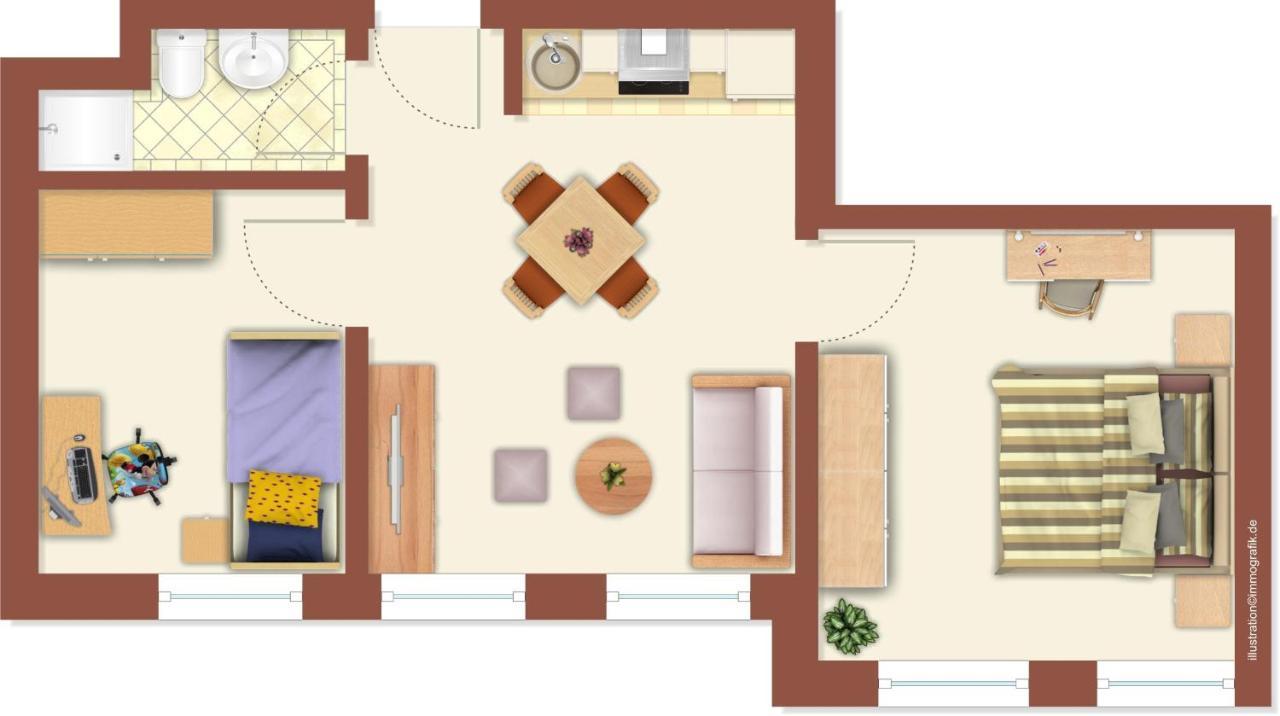 Apartament Hellinghaus Fewo 1 Wellenreiter Wyk auf Föhr Zewnętrze zdjęcie